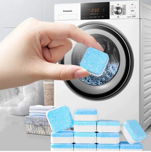 CleanWave™ 🌊 Refresca, elimina bacterias y deja tu lavadora como nueva con cada limpieza.