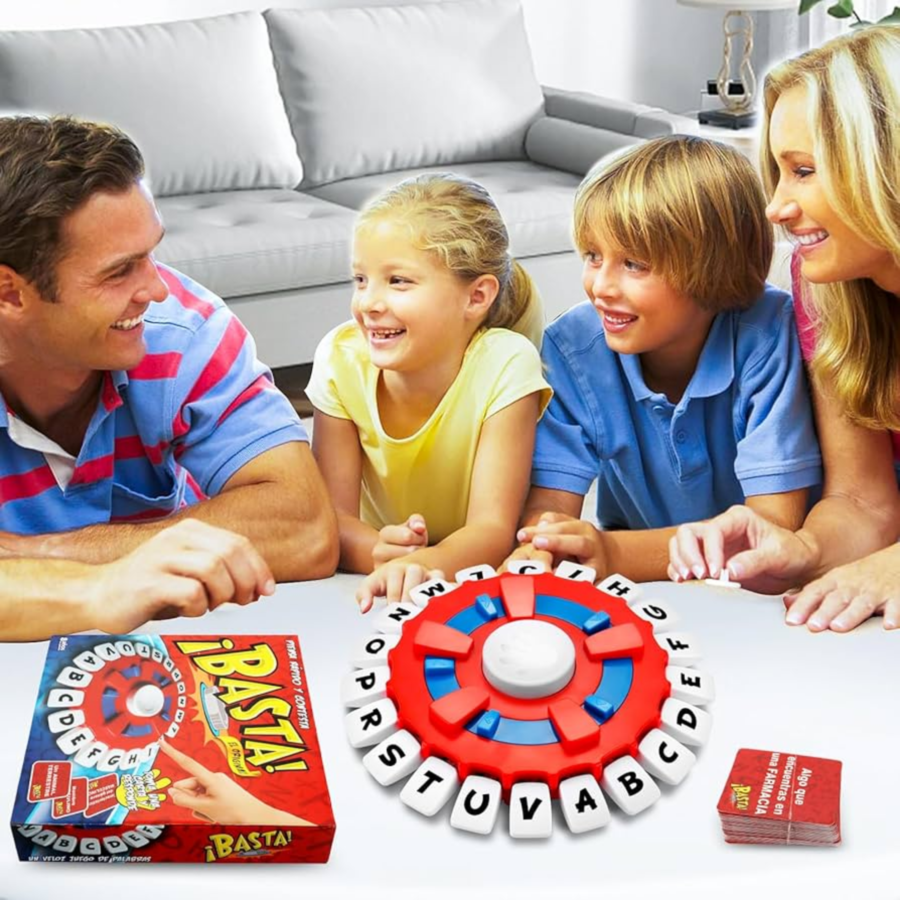 Juego de Mesa "Basta" ¡Ronda Rápida Familiar! 👨‍👩‍👧‍👦🎅🎄